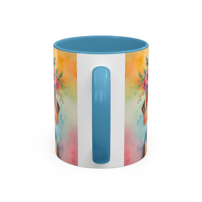 Dachshund 04 Accent Coffee Mug - Dog Lover Gift
