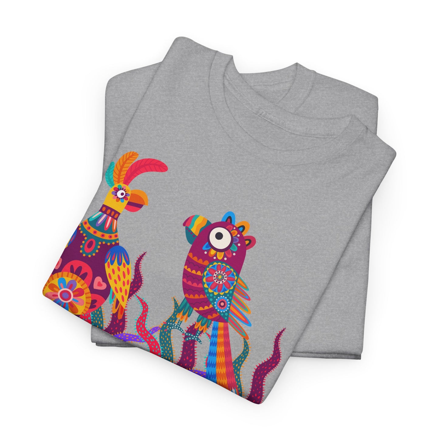 Jazzy birds 01 Unisex Heavy Cotton Tee
