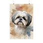 Dogs Shih Tzu 04 Matte Vertical Poster