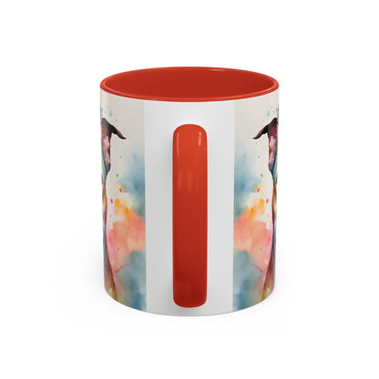 Staffordshire Bull Terrier 03 Accent Coffee Mug - Dog Lover Gift
