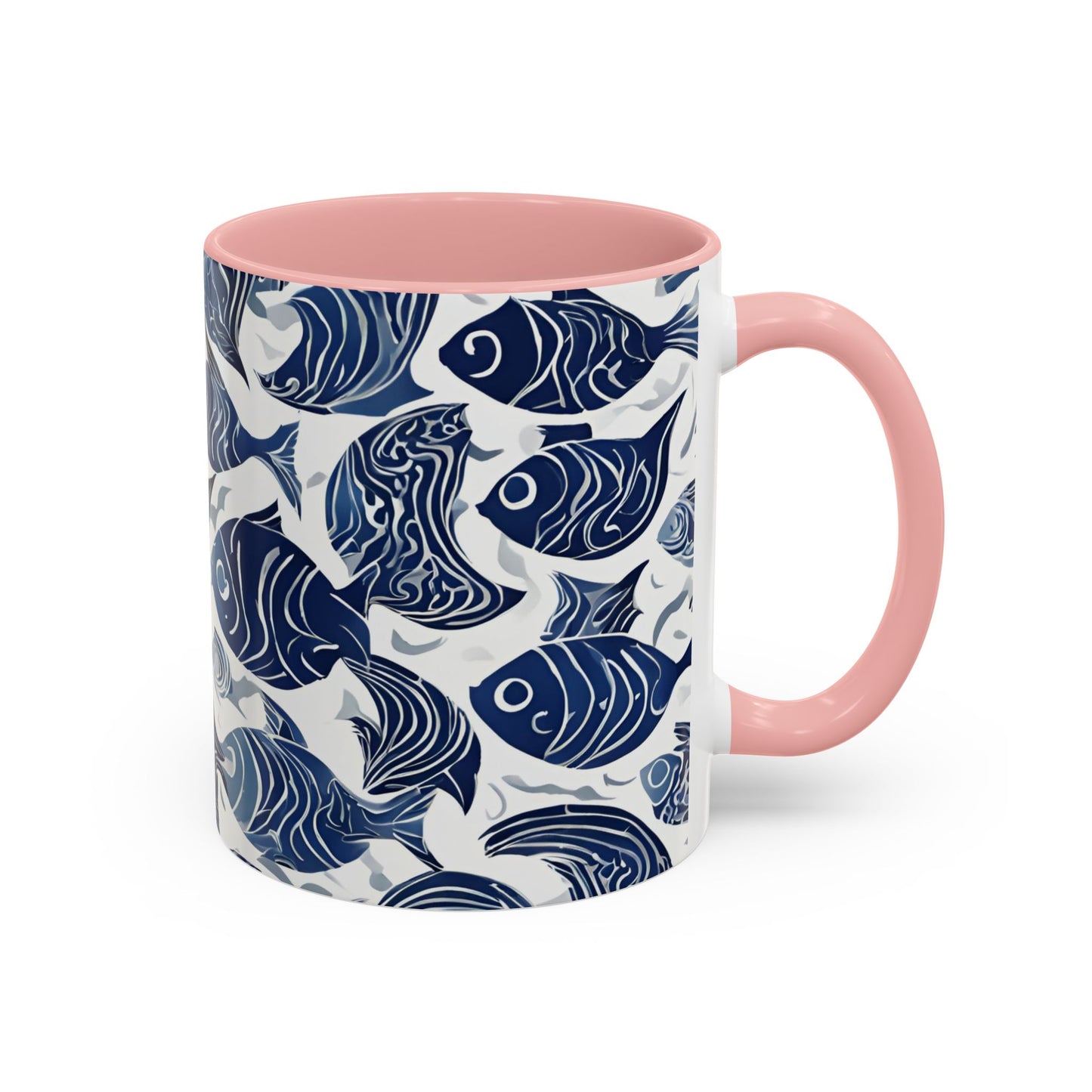 Fish 05 Accent Coffee Mug (11oz)