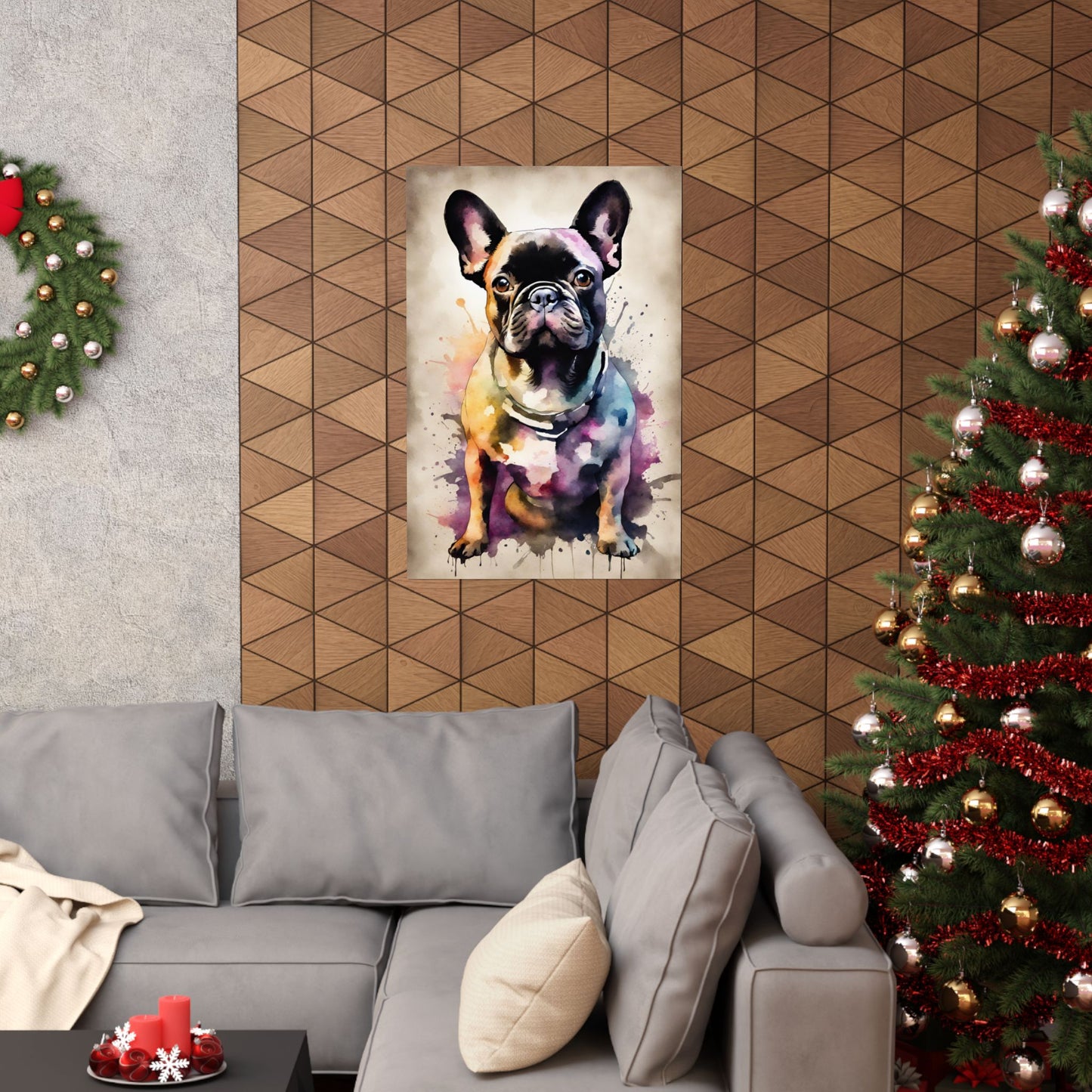 Dogs French Bulldog 01 Matte Vertical Poster
