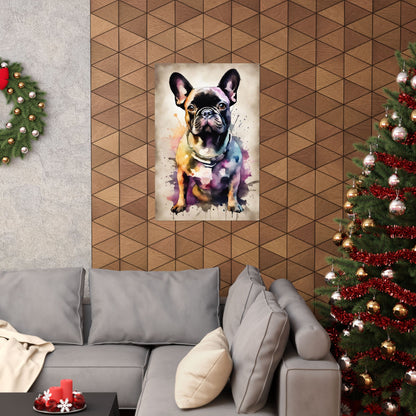 Dogs French Bulldog 01 Matte Vertical Poster