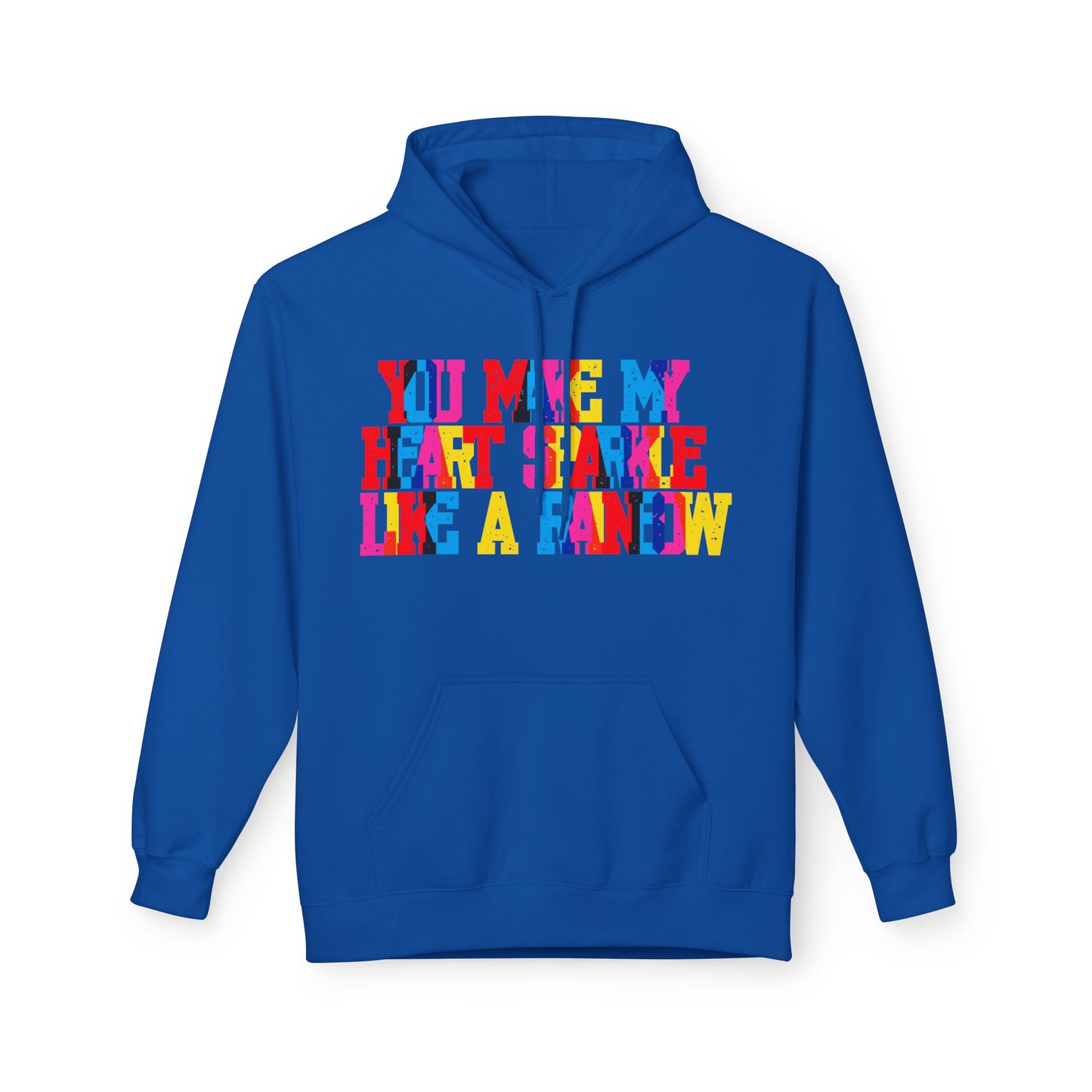You Make My Heart Sparkle Like A Rainbow Unisex Valentines Hoodie