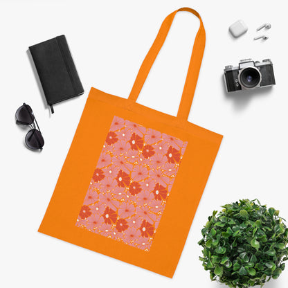 Abstract flowers 18 Cotton Tote