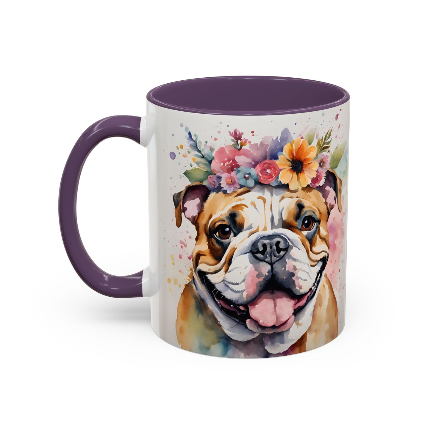 British Bulldog 03 Accent Coffee Mug - Dog Lover Gift