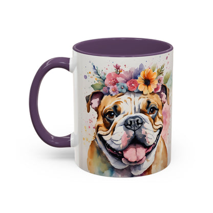 British Bulldog 03 Accent Coffee Mug - Dog Lover Gift