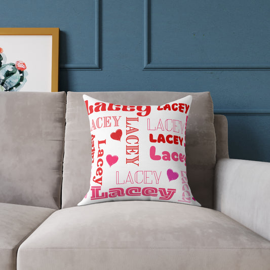 (Personizable) Name Of Your Loved One 01 Poly Pillow
