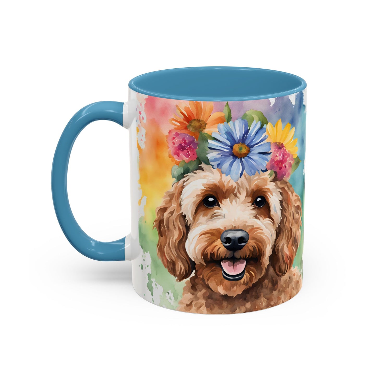 Cockapoo 03 Accent Coffee Mug - Dog Lover Gift