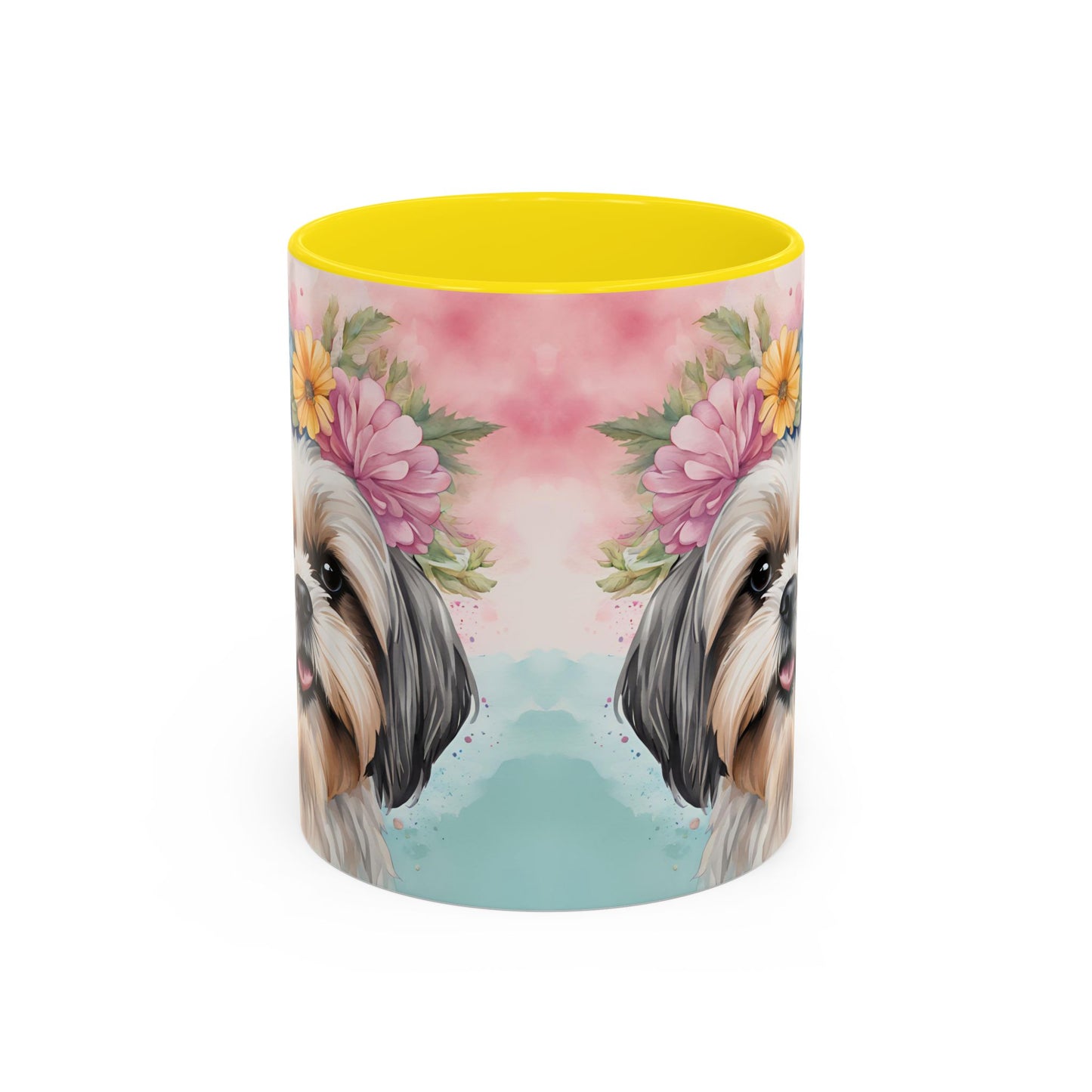 Shih Tzu 02 Accent Coffee Mug - Dog Lover Gift