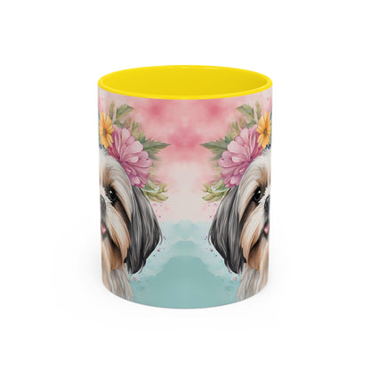 Shih Tzu 02 Accent Coffee Mug - Dog Lover Gift