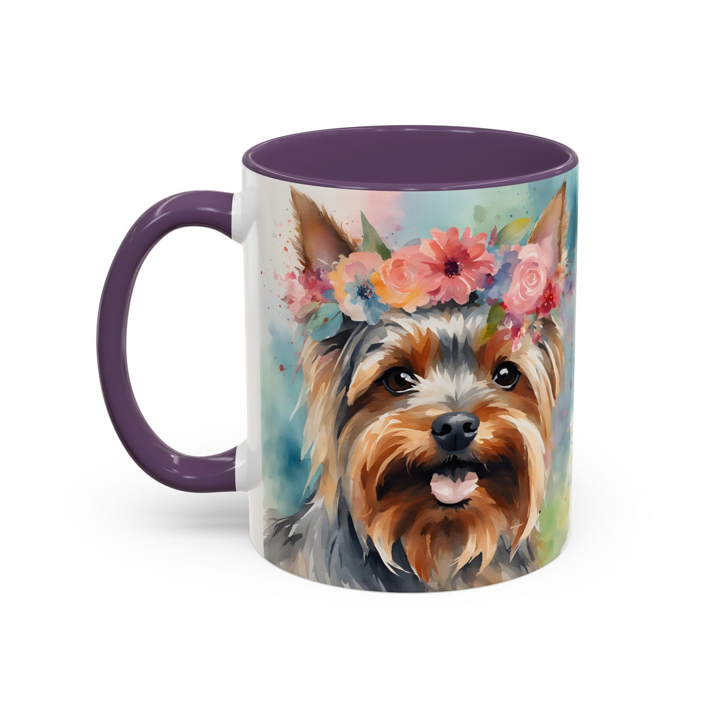 Yorkshire Terrier 04 Accent Coffee Mug - Dog Lover Gift