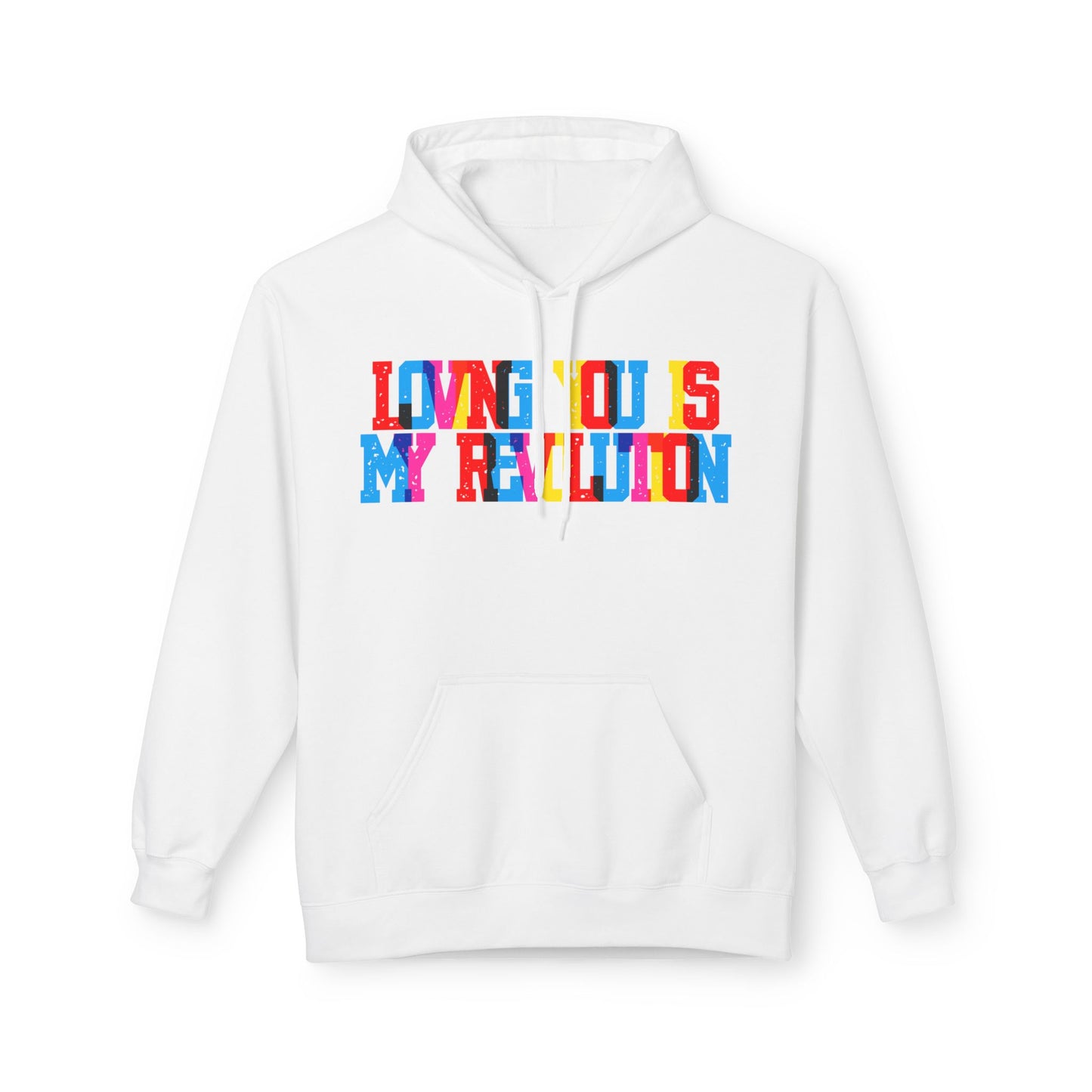 Loving You Is My Revolution Unisex Valentines Hoodie