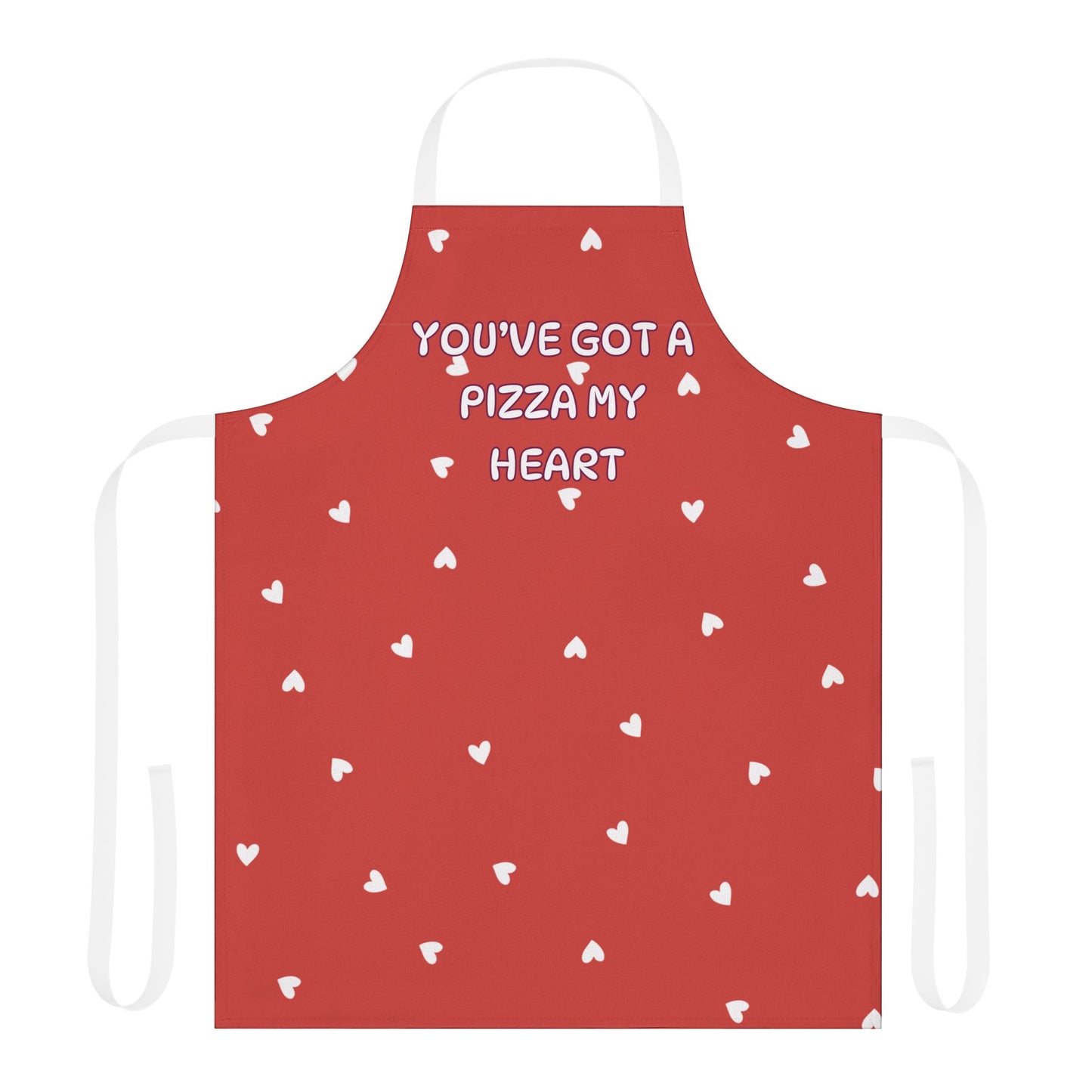 You’ve Got A Pizza Of My Heart Valentines Apron, 5-Color Straps
