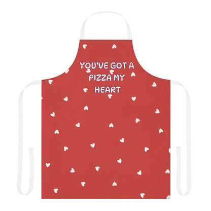 You’ve Got A Pizza Of My Heart Valentines Apron, 5-Color Straps