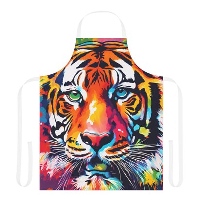 Multicolored Tiger Adult Apron (AOP)