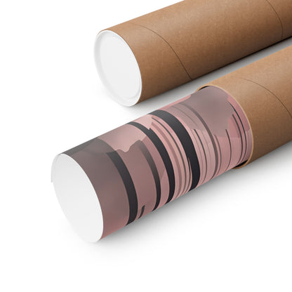 Lonely Forest Pink 14 Matte Square Posters