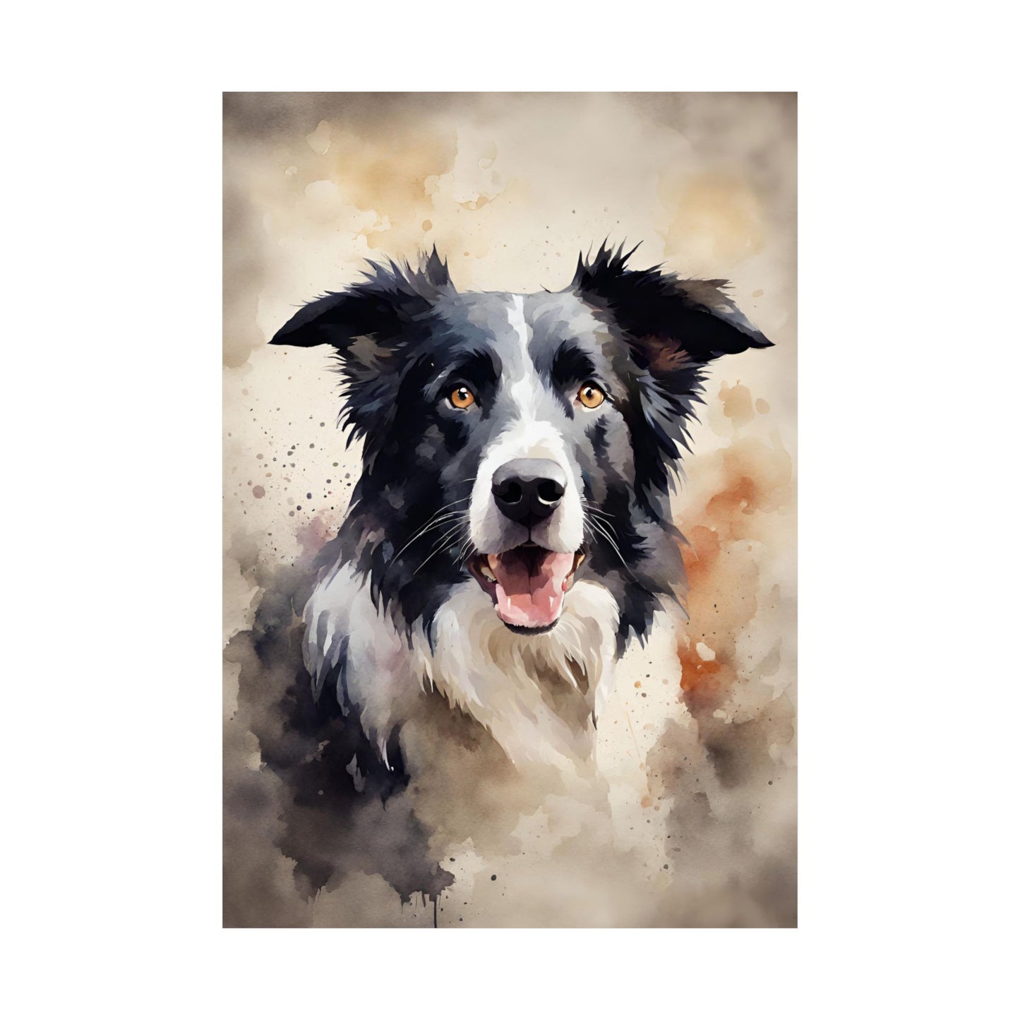 Dogs Sheep Dog 02 Matte Vertical Poster