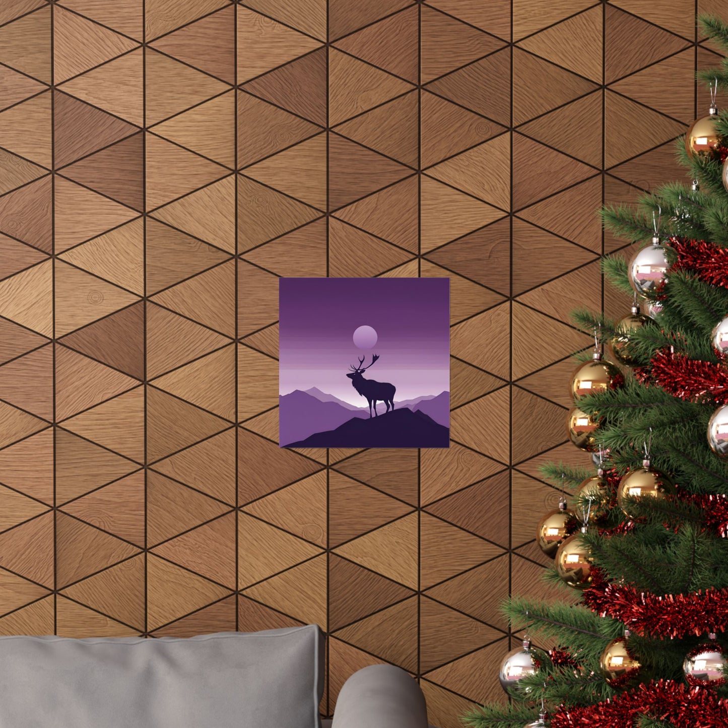 Lone Collection Stag 14 Matte Square Posters
