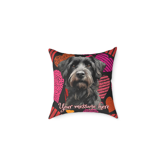 Personalized Valentine Eddy 2 Poly Cushion/Pillow 5 sizes