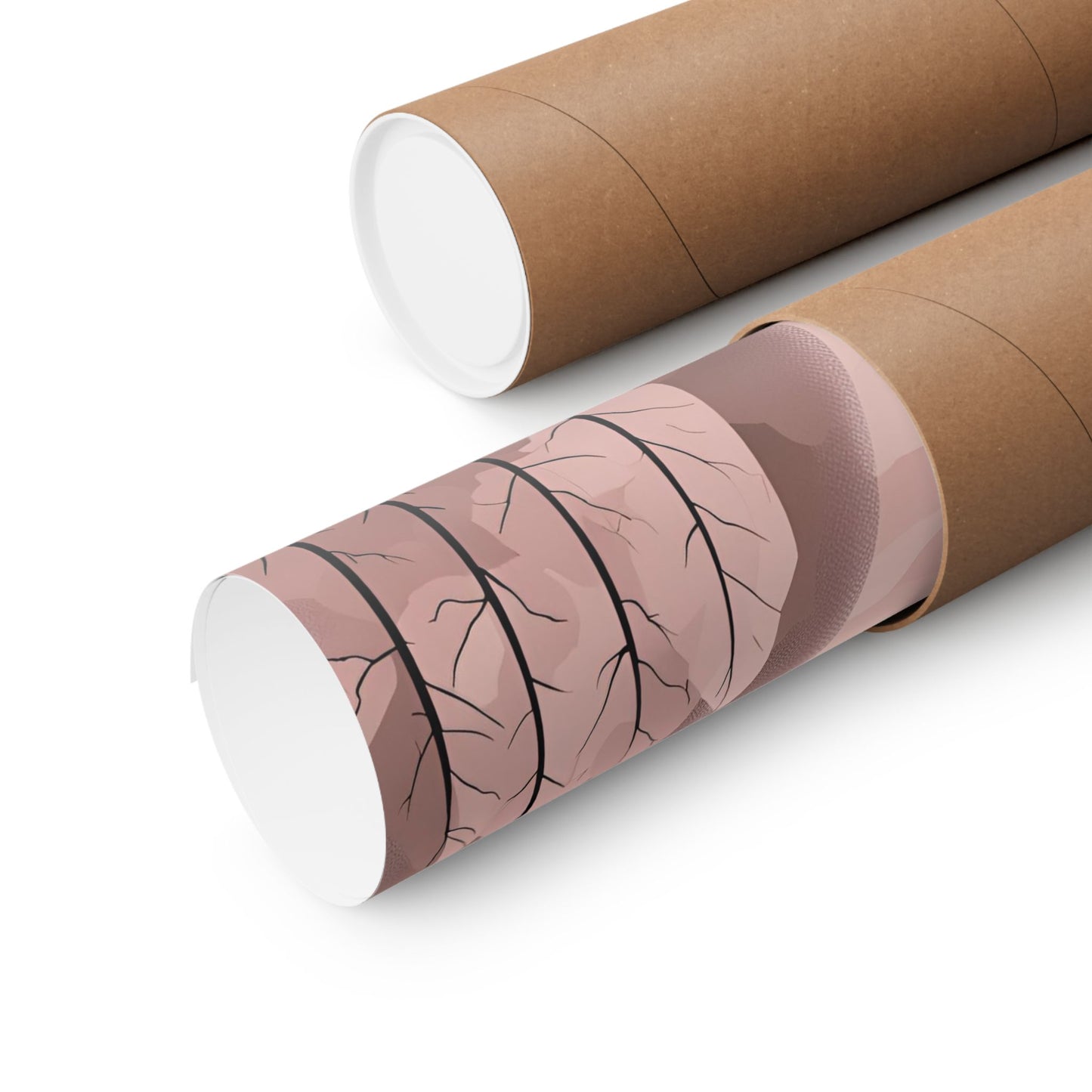 Lonely Forest Pink 27 Matte Square Posters