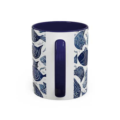 Fish 05 Accent Coffee Mug (11oz)
