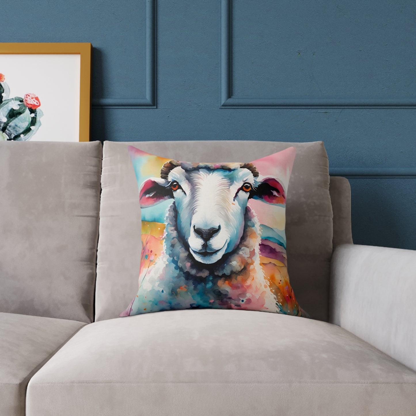 Sheep 01 Poly Pillow - Natures Beauty Design