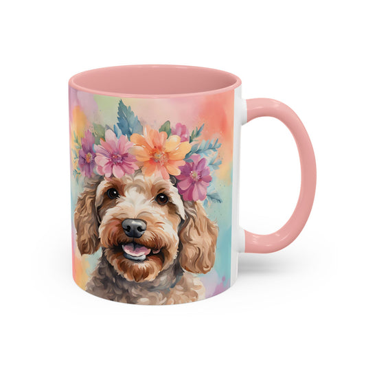 Cockapoo 01 Accent Coffee Mug - Dog Lover Gift
