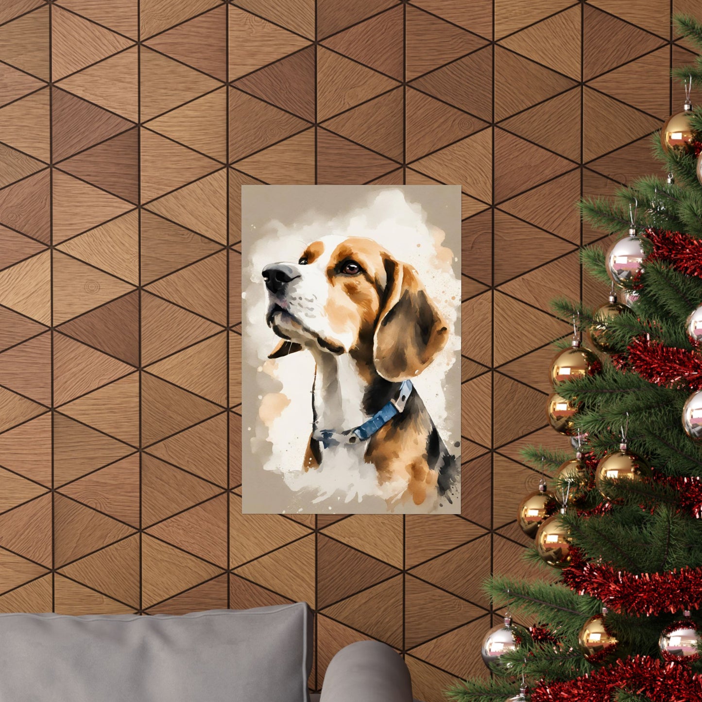 Dogs Beagle 03 Matte Vertical Poster