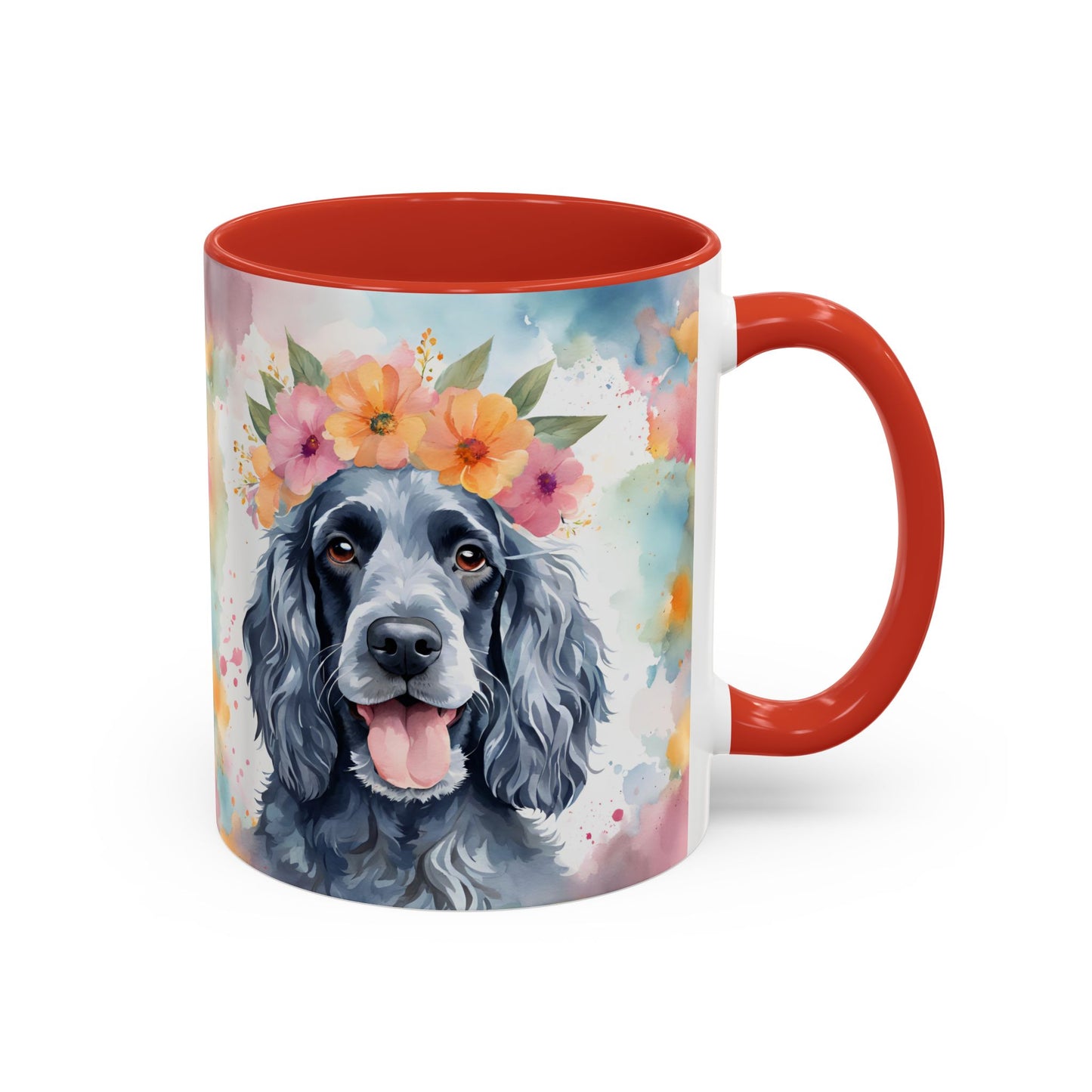 Blue Roan Cocker Spaniel 03 Accent Coffee Mug - Dog Lover Gift