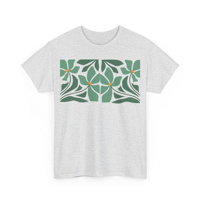 More Abstract Flowers 43 Unisex Heavy Cotton Tee