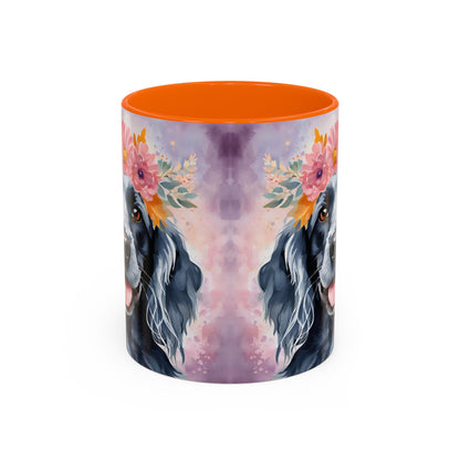 Blue Roan Cocker Spaniel 02 Accent Coffee Mug - Dog Lover Gift