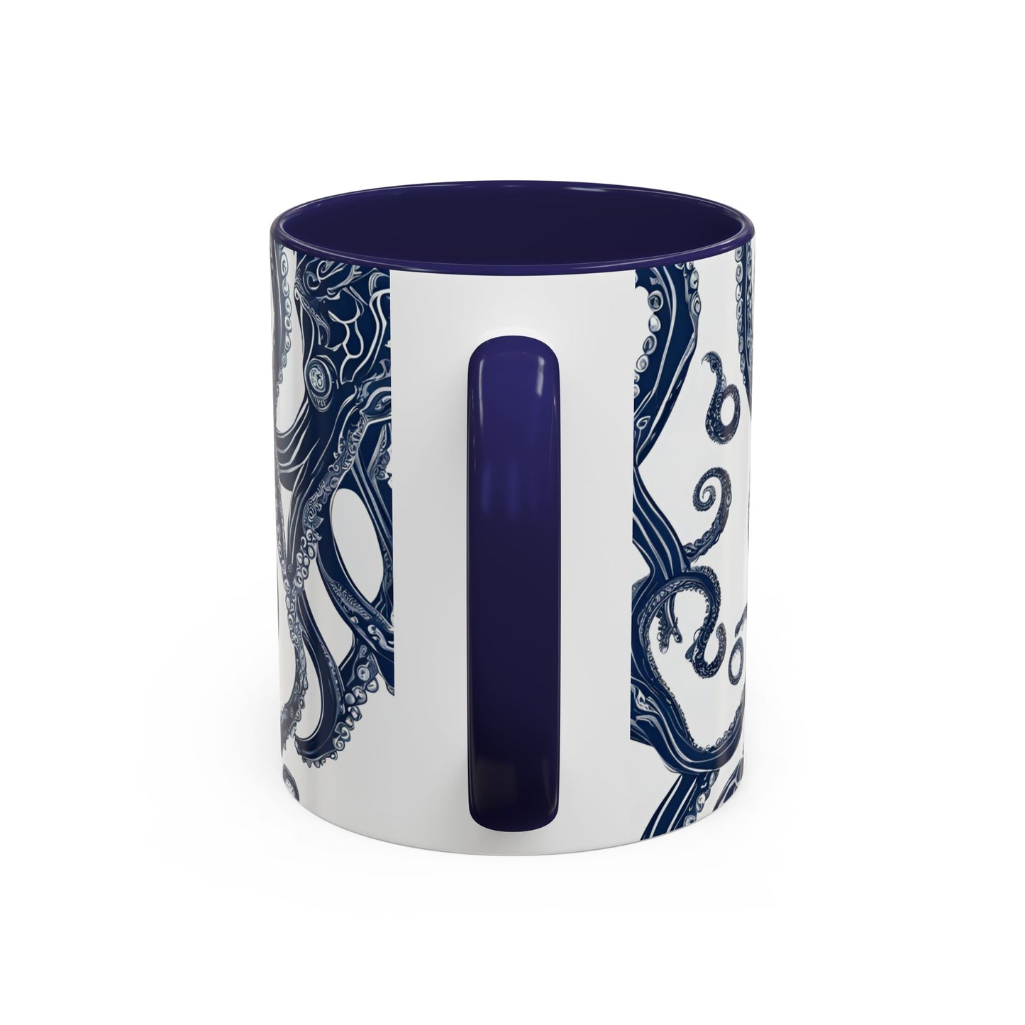 Octopus 4 Accent Coffee Mug (11oz)