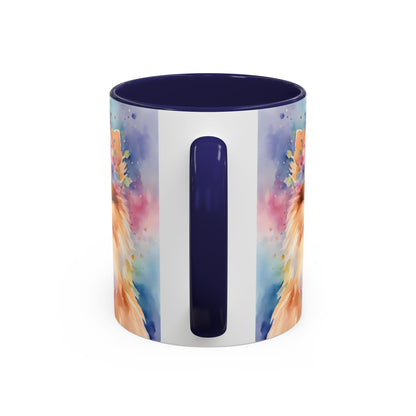 Pomeranian 04 Accent Coffee Mug - Dog Lover Gift