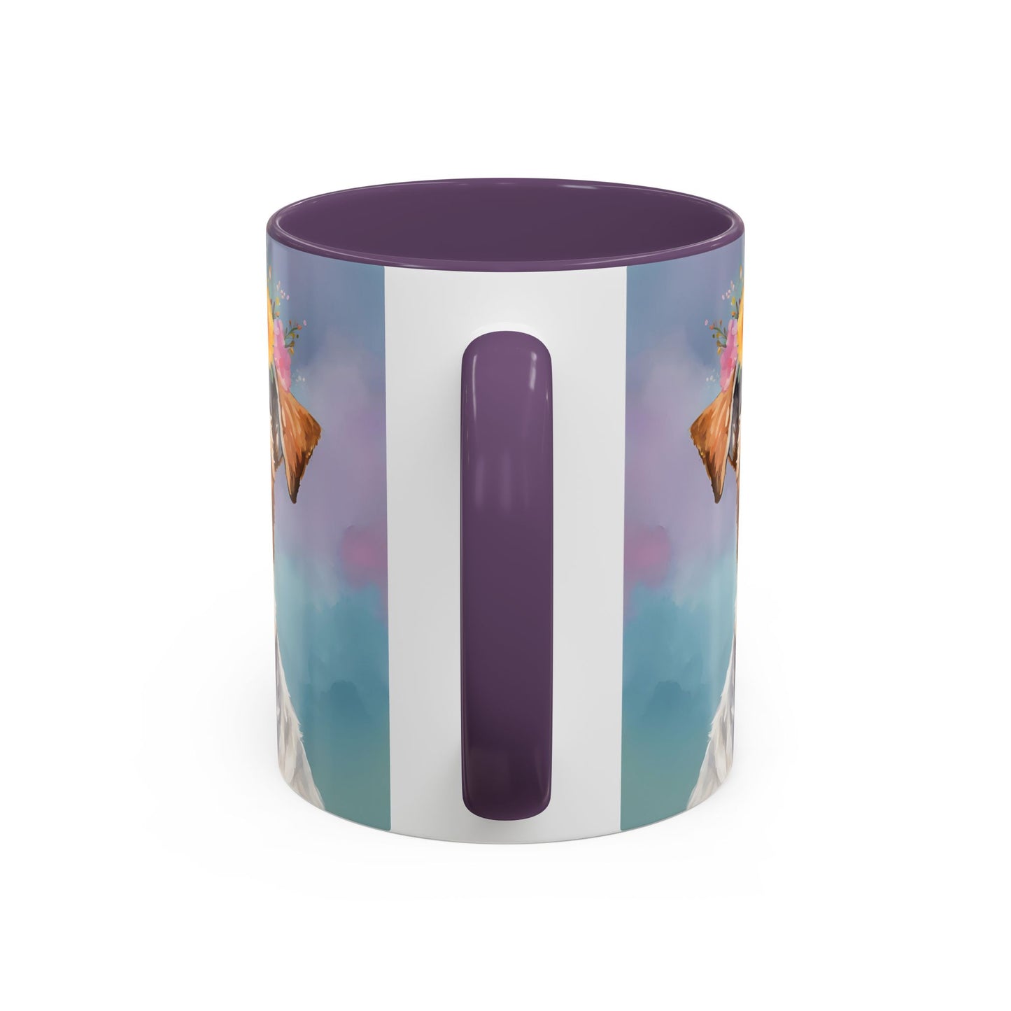 Fox Terrier 02 Accent Coffee Mug - Dog Lover Gift