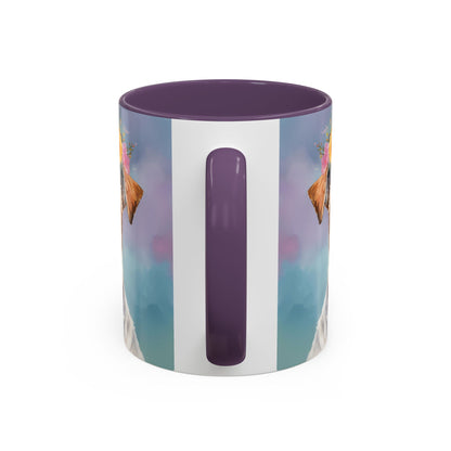Fox Terrier 02 Accent Coffee Mug - Dog Lover Gift