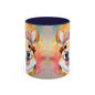 Corgi 02 Accent Coffee Mug - Dog Lover Gift