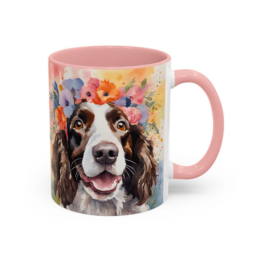 Springer Spaniel 03 Accent Coffee Mug - Dog Lover Gift