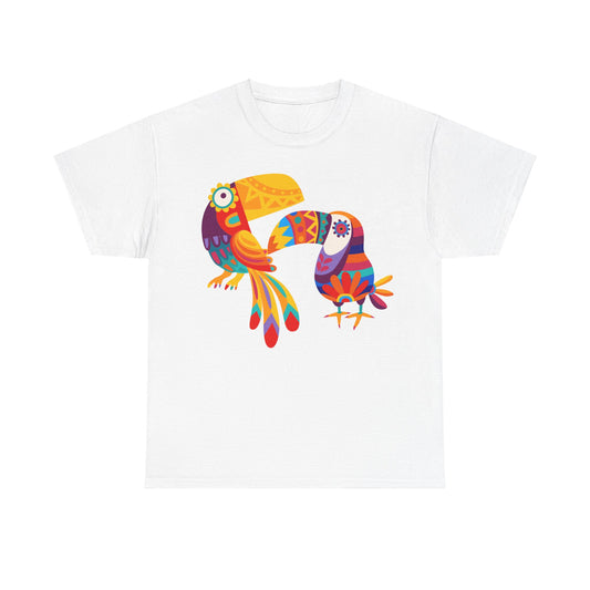 Jazzy birds 08 Unisex Heavy Cotton Tee