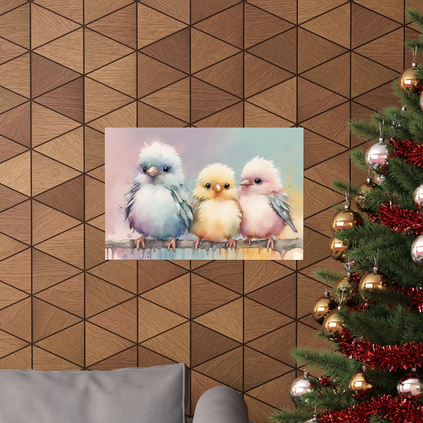 Nursery Birdies 5 Matte Horizontal Posters