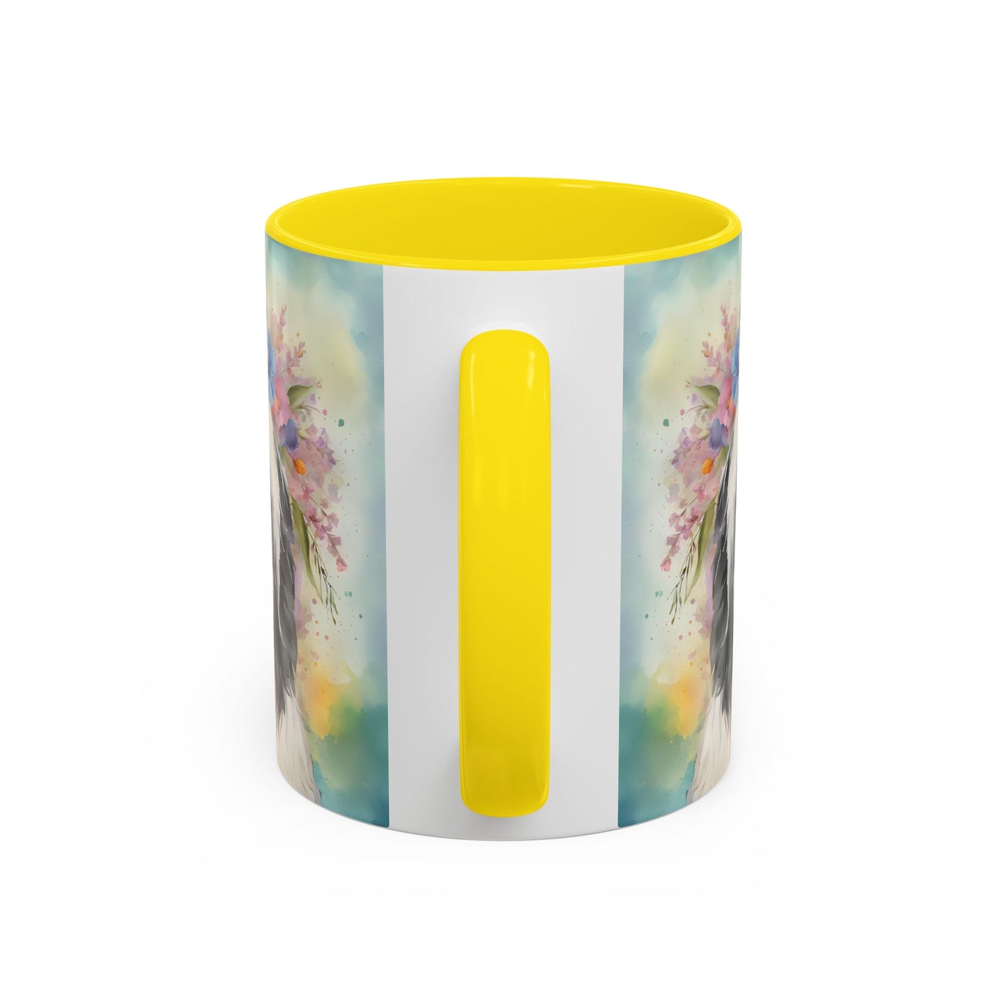 Bearded Collie 02 Accent Coffee Mug - Dog Lover Gift