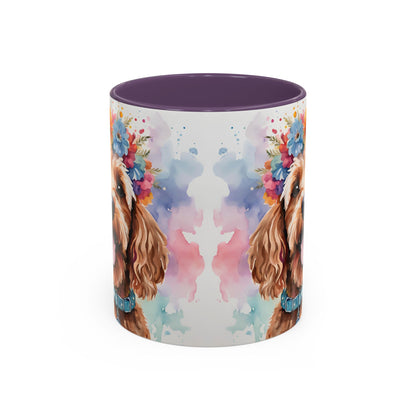 Cockapoo 02 Accent Coffee Mug - Dog Lover Gift
