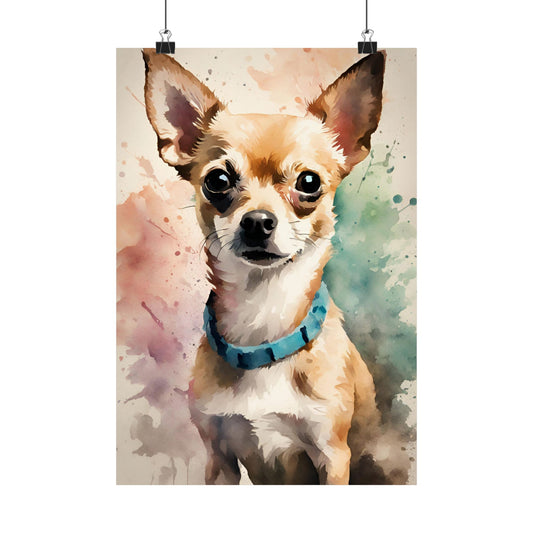 Dogs Chihuahua 03 Matte Vertical Poster