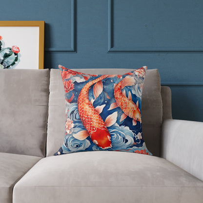 Koi Carp 05 Poly Pillow - Natures Beauty Design