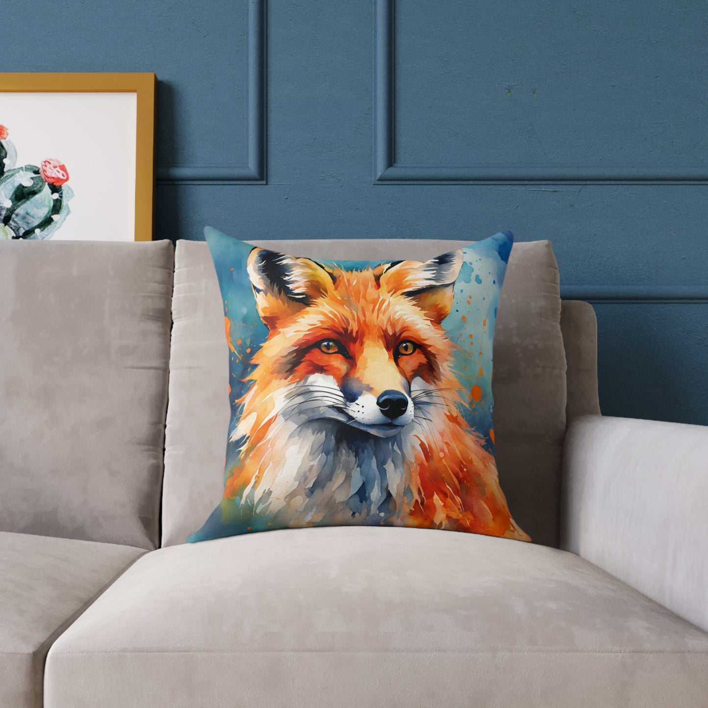 Fox 04 Poly Pillow - Natures Beauty Design