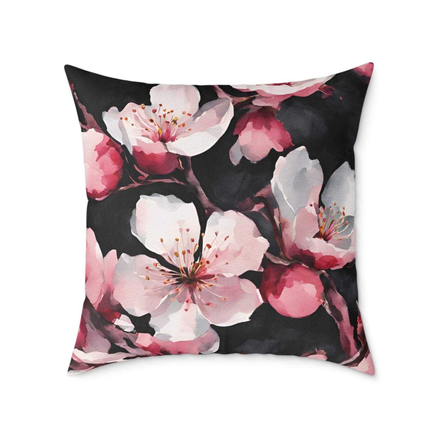 Cherry Blossom 01 Poly Pillow - Natures Beauty Design