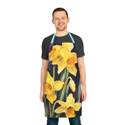 Daffodils 01 Apron 5-Color Straps