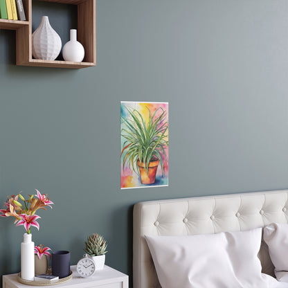Multicolored Pot Plant 15 Indoor and Outdoor Silk Poster