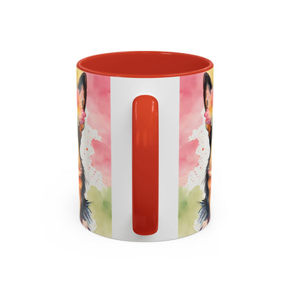 German Shepherd 03 Accent Coffee Mug - Dog Lover Gift