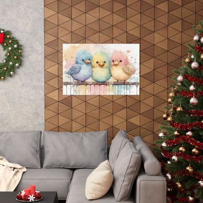 Nursery Birdies 1 Matte Horizontal Posters